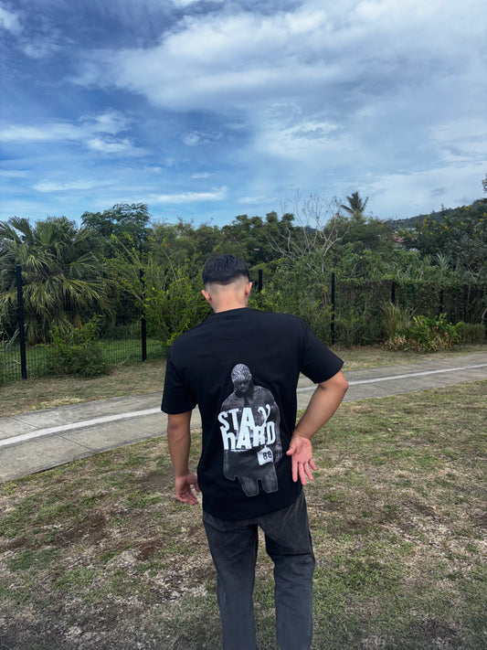 T-shirt Oversize L&S MOTIVATION - Noir